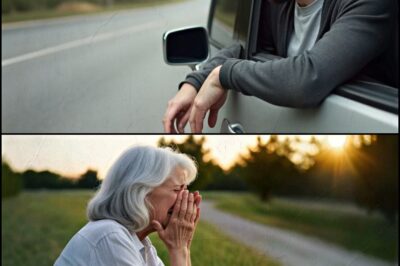 Following my husband’s burial, my son took me down a secluded road and declared, «Here’s where you step out